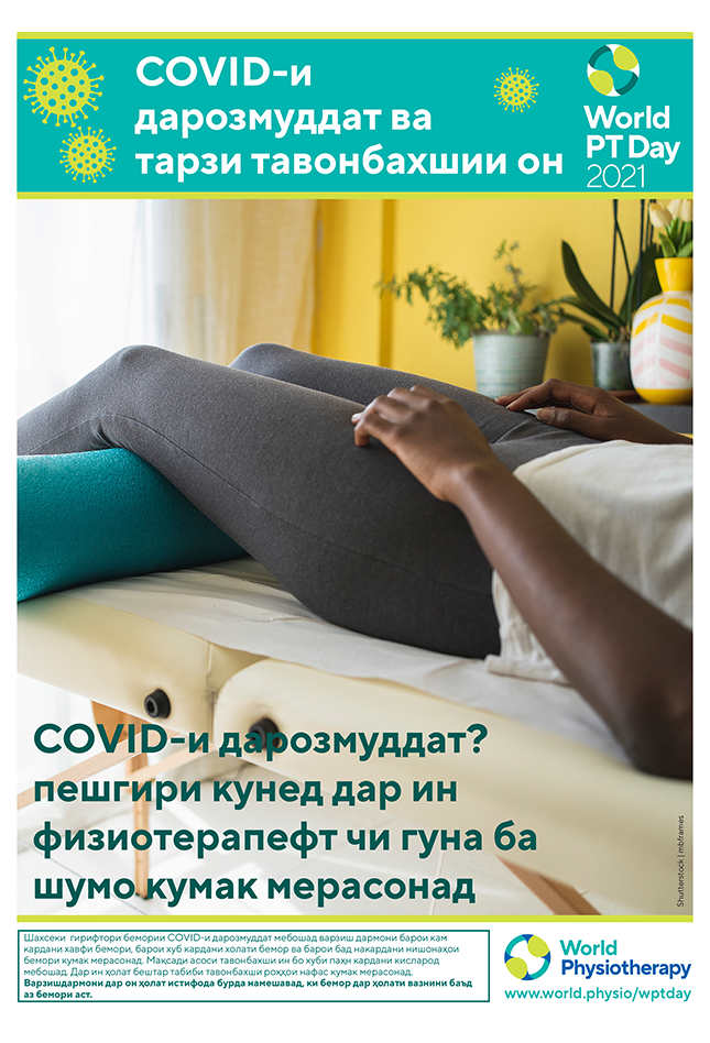 World PT Day poster 4. Tajik