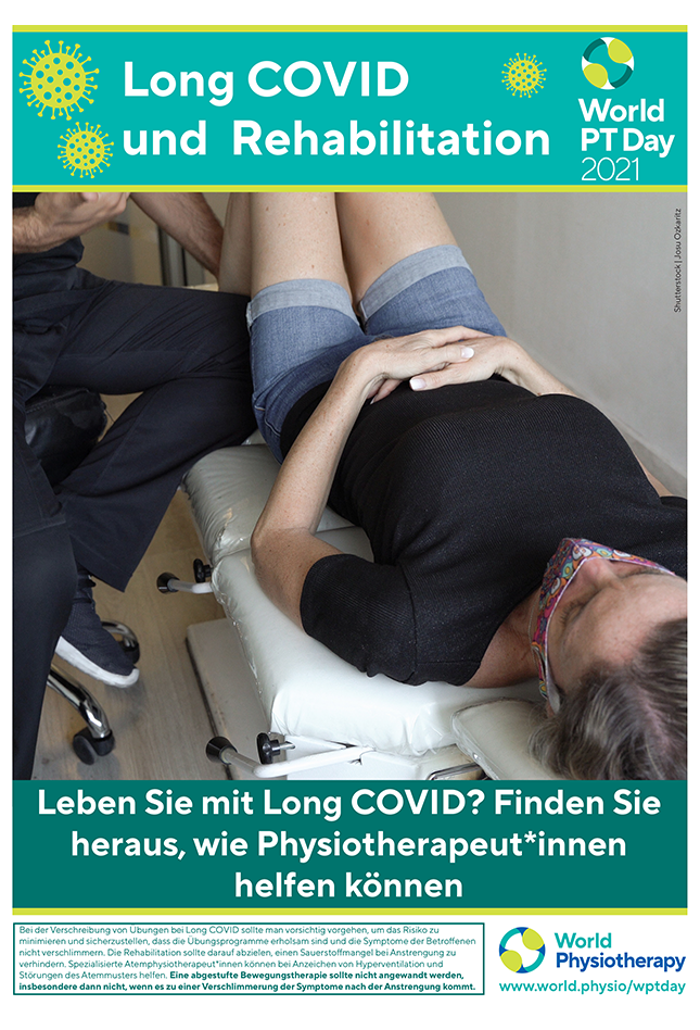 Image of World PT Day 2021 poster 6 in German