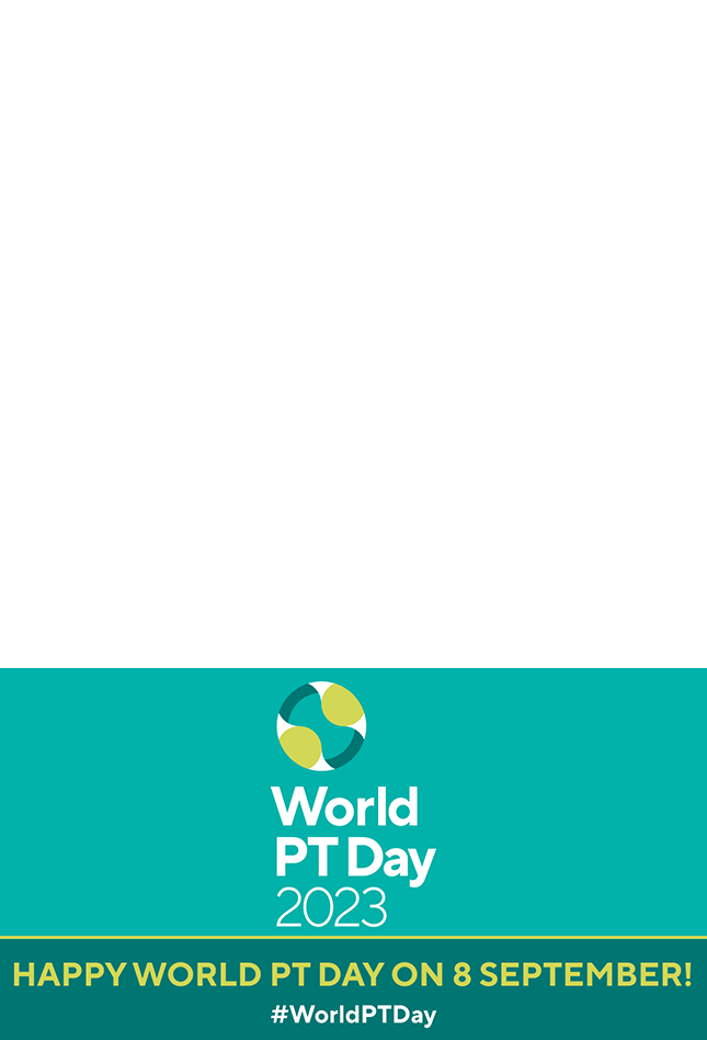 Image of World PT Day 2023 graphic for social media