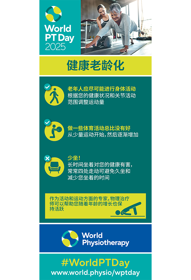 World PT Day 2025 Roller banner 1
