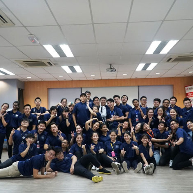 Photograph showing a celebration held in Malaysia to mark World PT Day 2019
