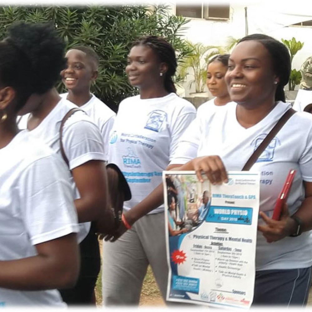 Photograph of World PT Day 2018 celebration in Ghana