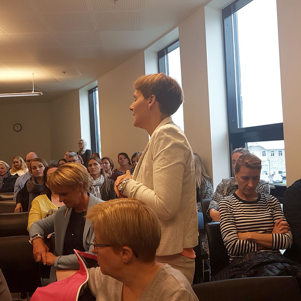 Photograph of World PT Day 2018 celebration in Iceland