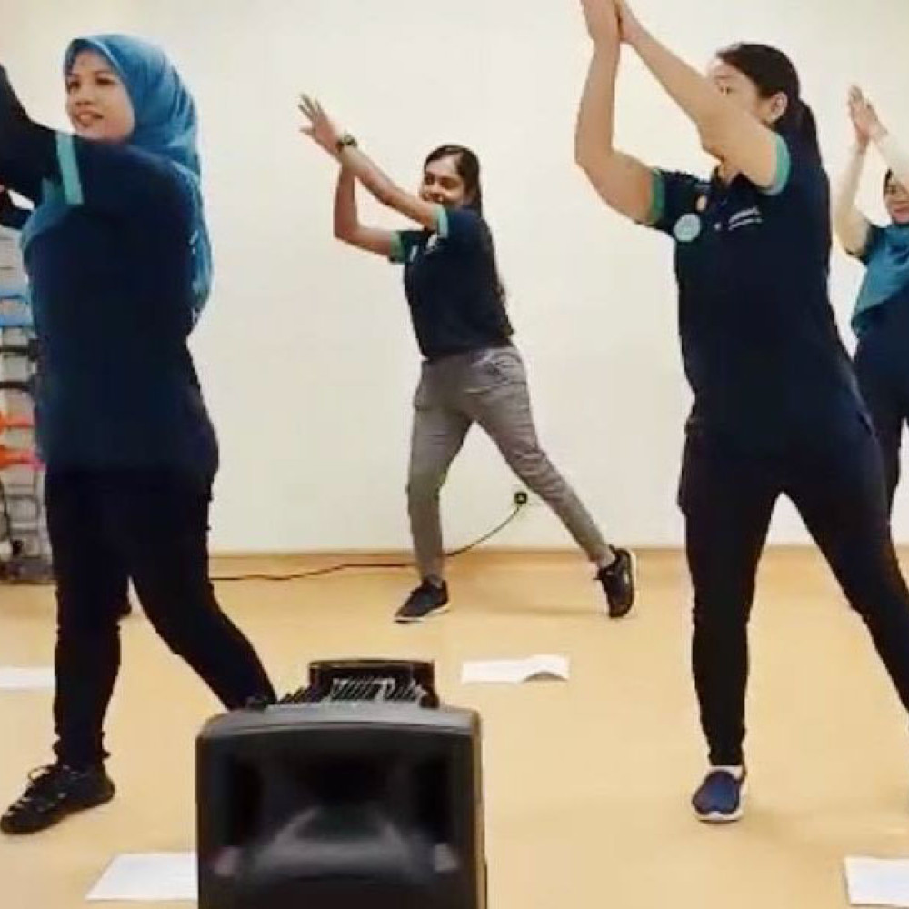 Photo of World PT Day 2020 celebrations at the Columbia Asia Hospital, Malaysia
