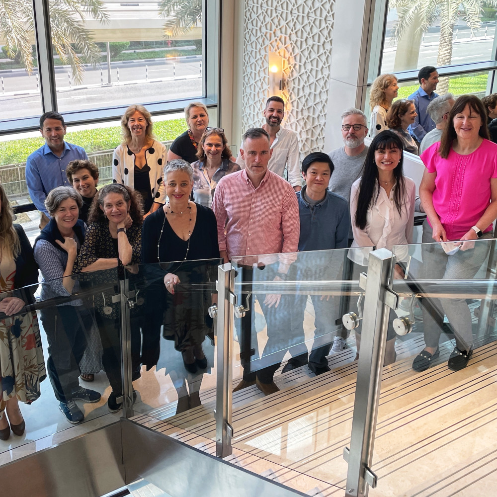 Representatives of World Physiotherapy subgroups at summit meeting in Dubai