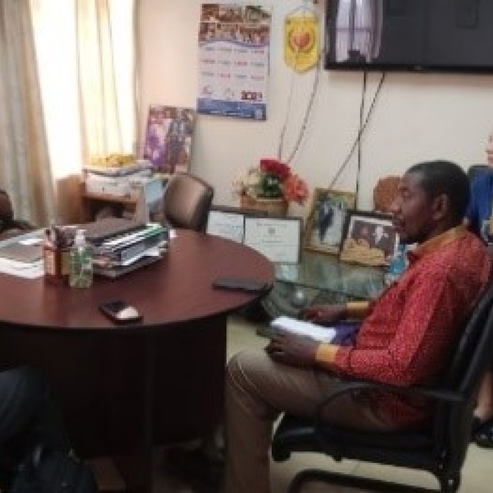 Meeting with representatives of the Liberia health ministry