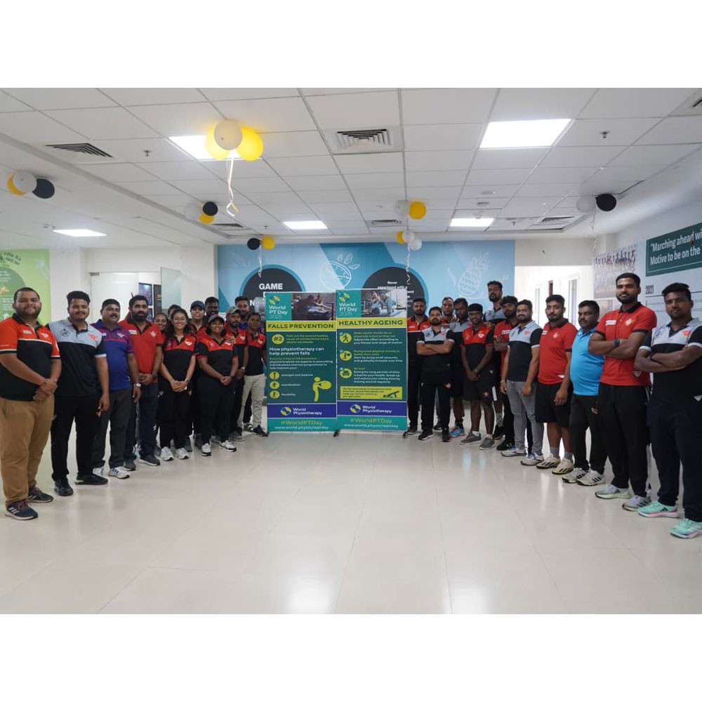 Photo showing activities held for World PT Day 2025 in India