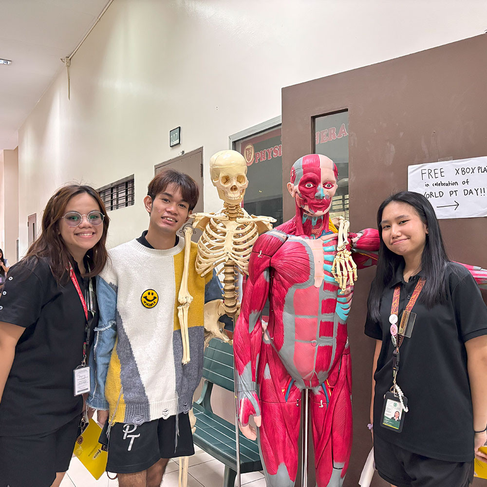 Photo showing activities held for World PT Day 2025 in the Philippines