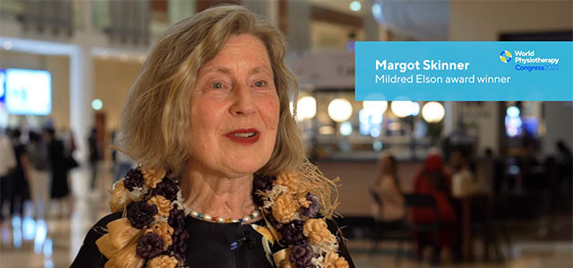 Margot Skinner, recipient of Mildred Elson award in 2023
