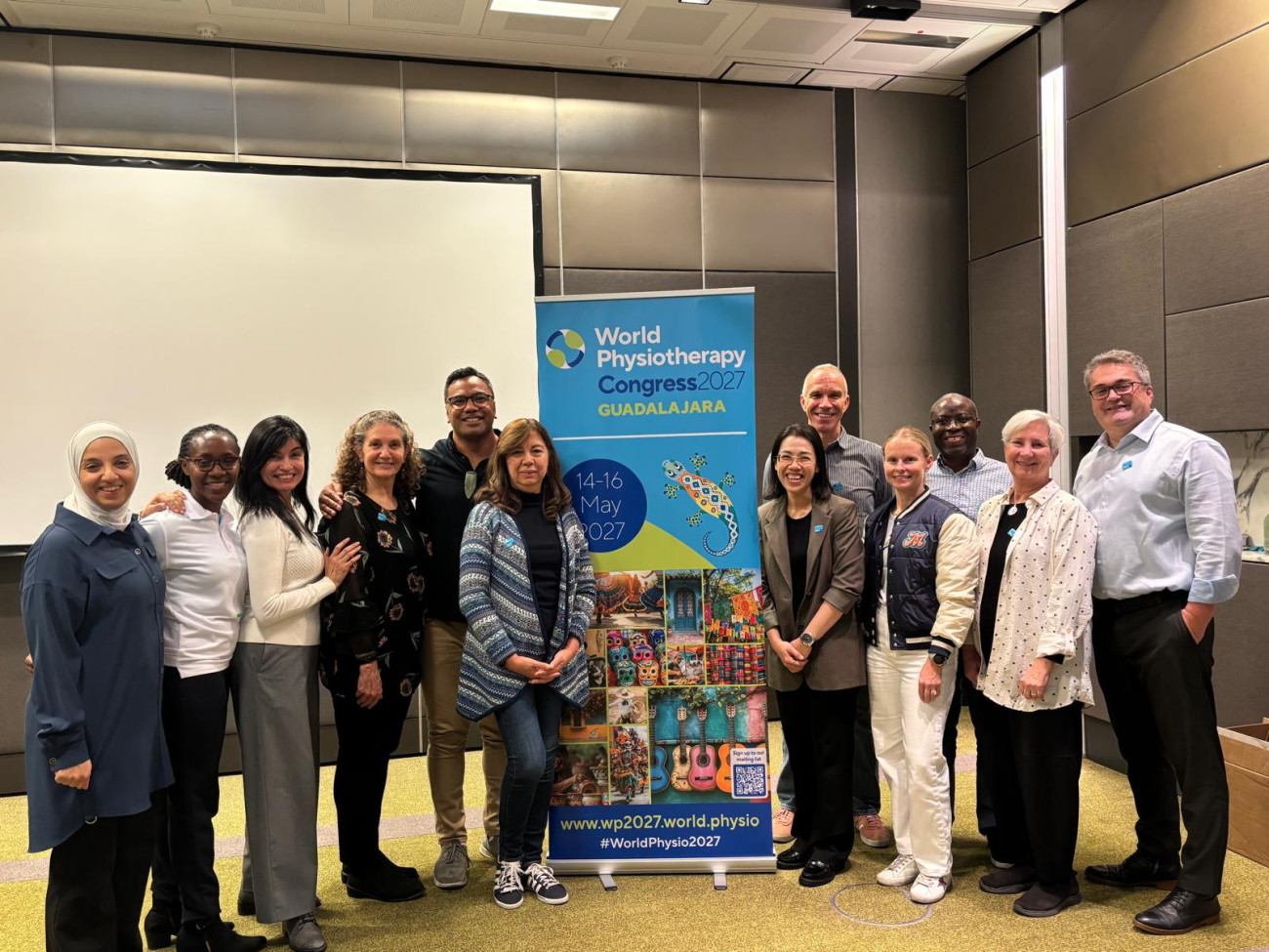 Photo of the congress programme committee for World Physiotherapy Congress 2027