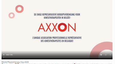 Still from video produced by Axxon to mark World PT Day 2020